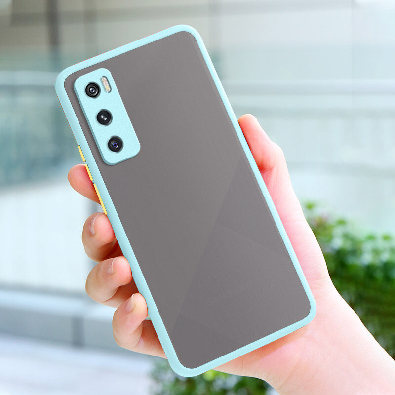 YBD Precision camera protection case For Vivo V20 SE V20SE Casing multiple colour Matte Hard PC Back Cover Shockproof Phone Case