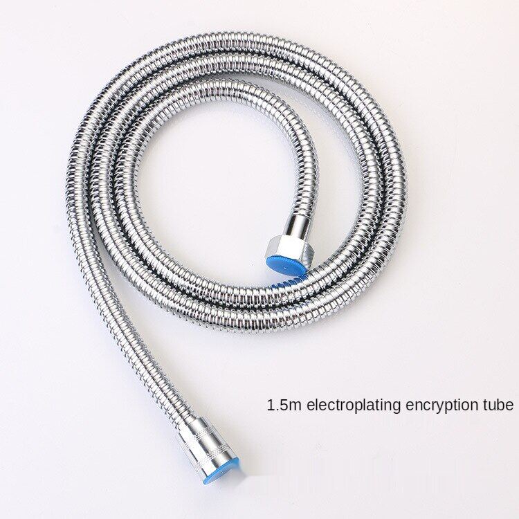 1Pcs 1.2-2M Stainless Steel Shower Hose Encryption Explosion-Proof Pipe Flexible Faucet Tube Bathroom Tap Hardware Essories