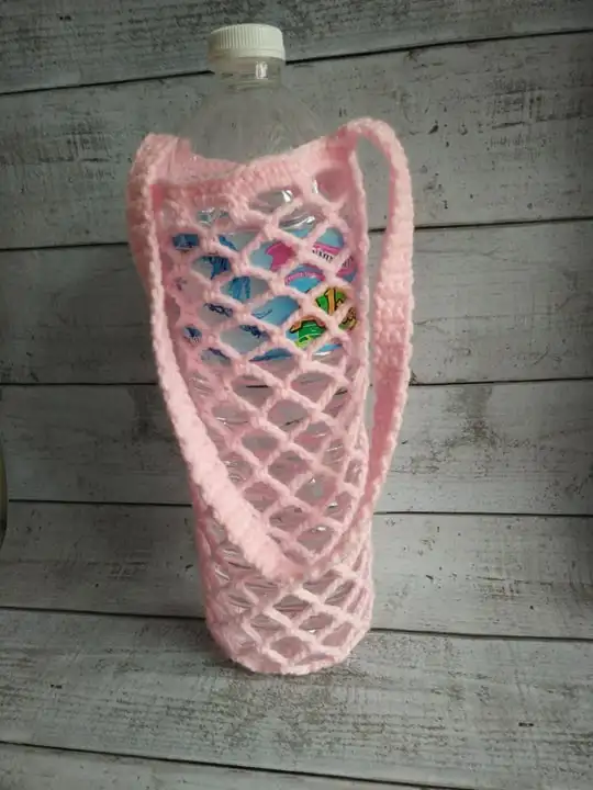 crochet bottle bag