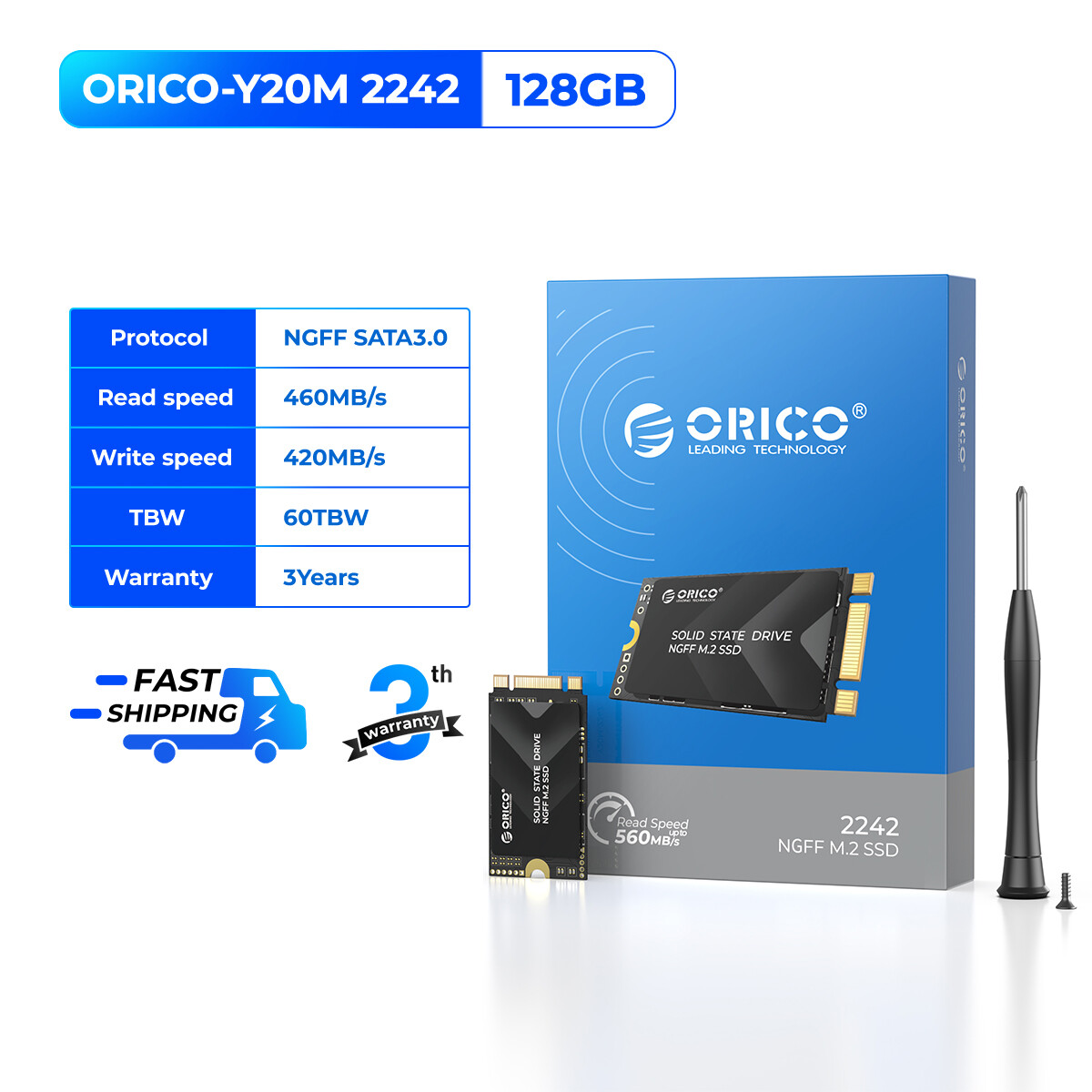 Orico 2242 M.2 NVMe SATA PCIe 3.0 SSD 1TB 512GB SSD M.2 2242 PCIe