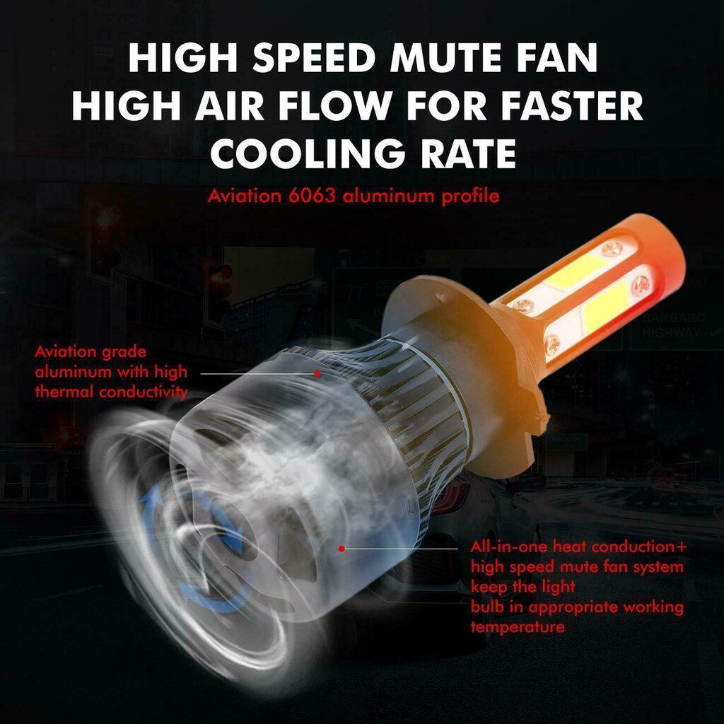 Bóng đèn 4 cạnh cho mercedes w204 c class 07-14 bóng đèn pha led h7 bóng đèn pha màu trắng chùm thấp 6000k, phụ kiện đèn pha
