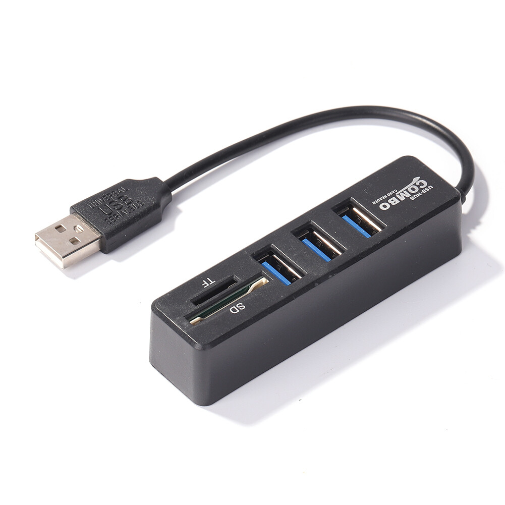 Bộ Chuyển Đổi HUB Đa Năng USB 2.0 Nhiều USB 5/8 Cổng Bộ Chia Ổ Cắm Chia Nguồn USB USB Đầu Đọc Thẻ Cho Máy Tính Xách Tay Máy Tính Để Bàn