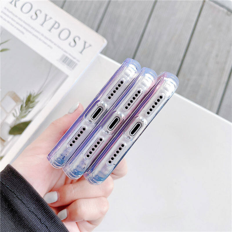 Luxury Marble Color gradient Phone Case For iPhone 11 12 Pro Max Full Camera Protective Case For iPhone XS Max XR X 7 8 Plus SE 2 2020 Back Cover Casing