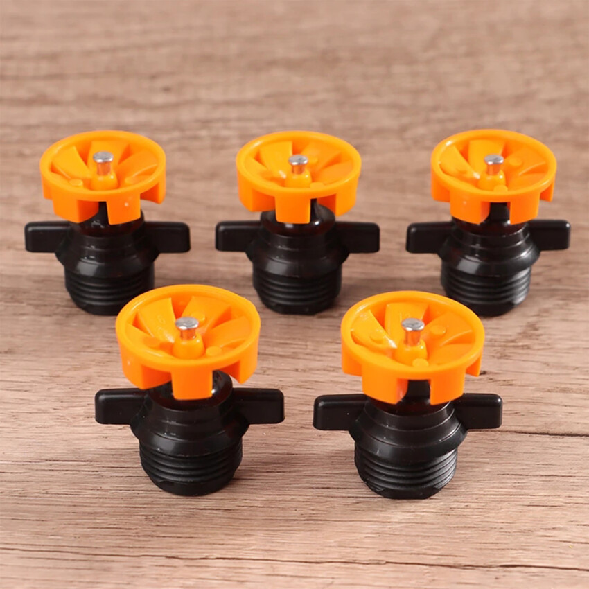 1PC 1/2" Male Thread Automatic Rotation 360 Degree Watering Nozzle Sprinkler Garden Park Lawn Flower Vegetable Irrigation