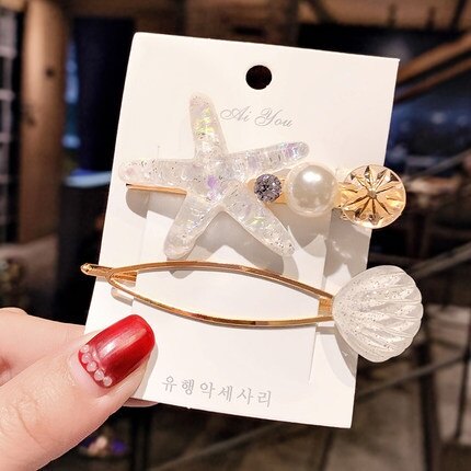 Fashion Girls Women Hair Clips Korean ins Style Simple Hairpin Go Out All-match Indoors Wash Face Student Maiden Headwear Hair accessories