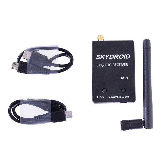Skydroid 5.8g uvc dual antenna 150ch audio fpv receiver for mobile phone tablet smartphone transmitter rc fpv receiver
