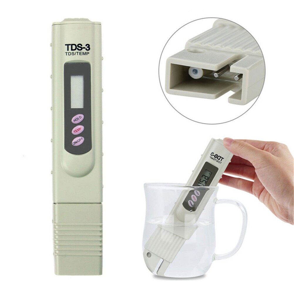 TDS Water Quality Tester Purity Meter Water Purifier Accessories Test Filter Pen Tester 0-9999ppm