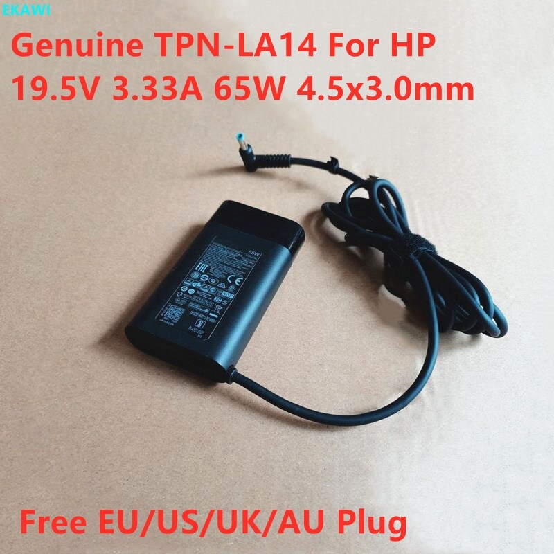 ของแท้ TPN-LA14 19.5V 3.33A 65W อะแดปเตอร์ TPN-AA04สำหรับอุปกรณ์เติม ...