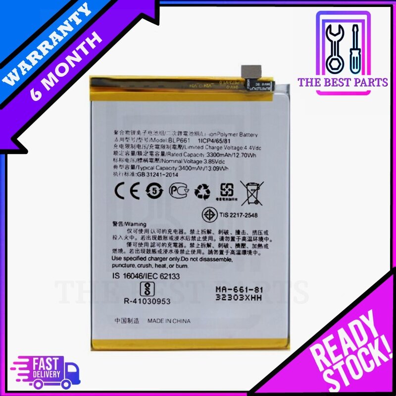 ORIGINAL THEBEST BATTERY BLP661 FOR OPPO F7 CPH1819 CPH1821 OPPO A3 ...