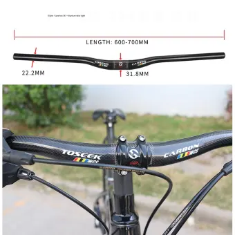 silver mountain bike handlebars