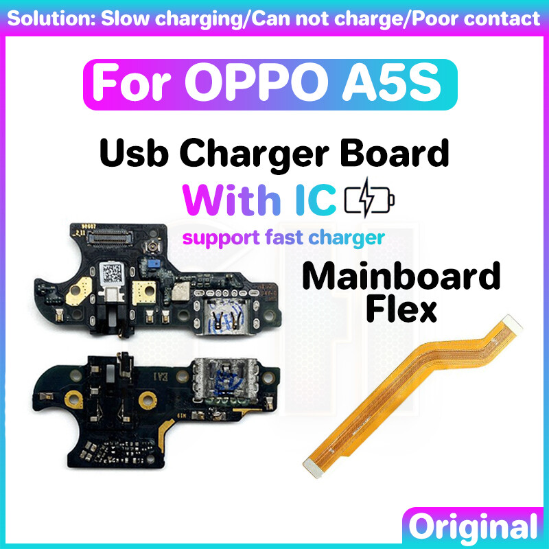 Original USB Charging charger dock board port for OPPO A5s