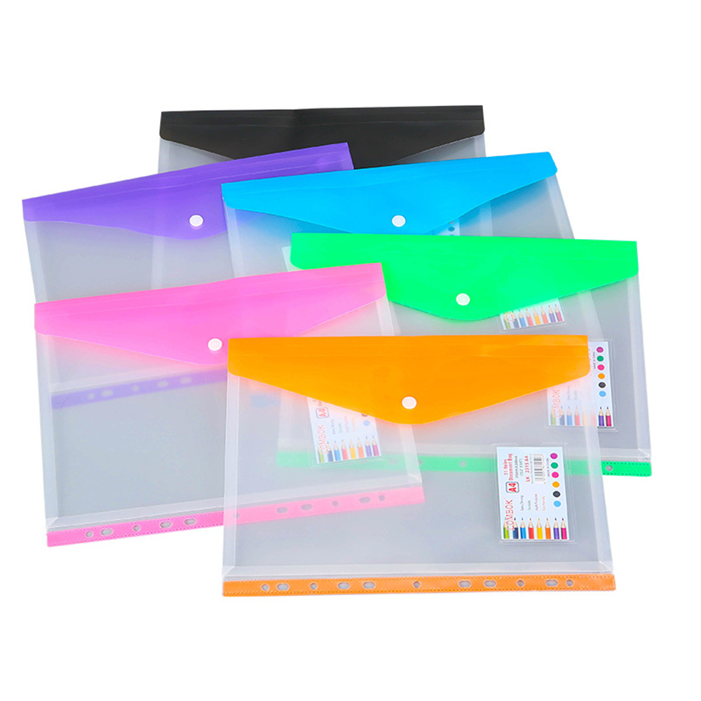 Supplies Files For Folders Office Wallets Bags Document Size Plastic File