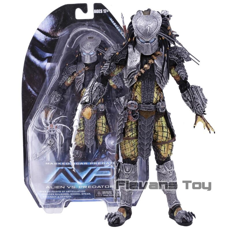 Predator Action Figure Neca Unmasked Scar Predator ネカ AVP スカ