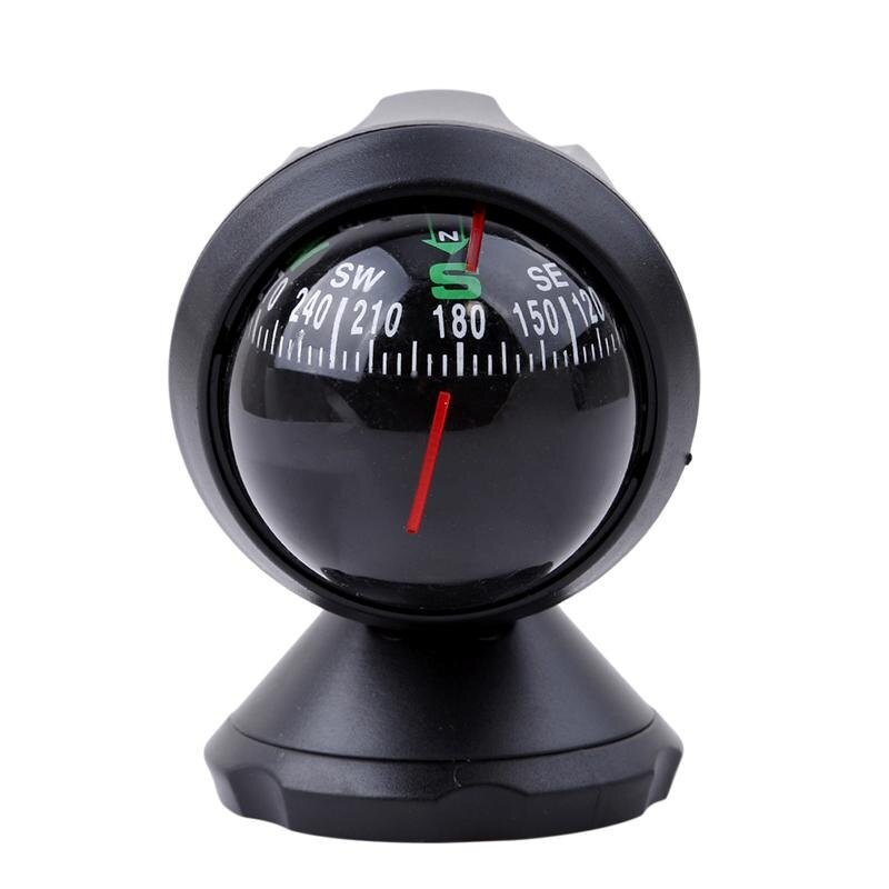 La Bàn Ô TÔ Thông Dụng La Bàn Mini Tự Động La Bàn Bi Nhỏ Gọn (Màu: Đen)