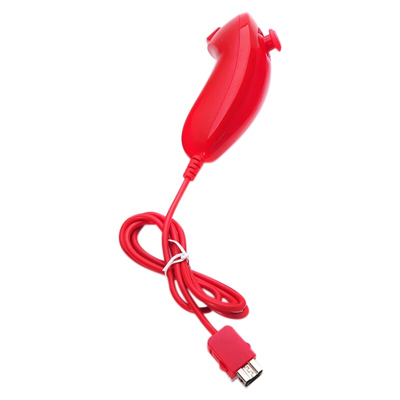 Bộ Điều Khiển Trò Chơi Video Nunchuck Nunchuk, Từ Xa, Cho Nintendo Wii Console 5 Màu Sắc