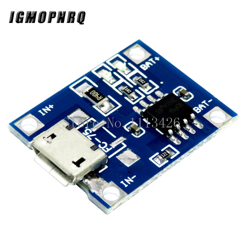 5PCS Micro USB TP4056 1A dedicated lithium battery charging pad charging module lithium battery charger module 1A Charging Board