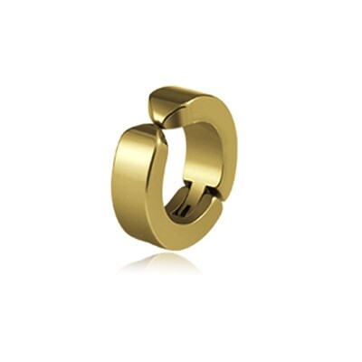 【Fairy Castle】1 Pair Men Women Hip-hop Style Hoop Earrings Retractable No Need Piercing Earrings Magnet studs without holes Anti Allergy Boys Punk Black Titanium Earrings Ear Clip Without Non Pierced Ears