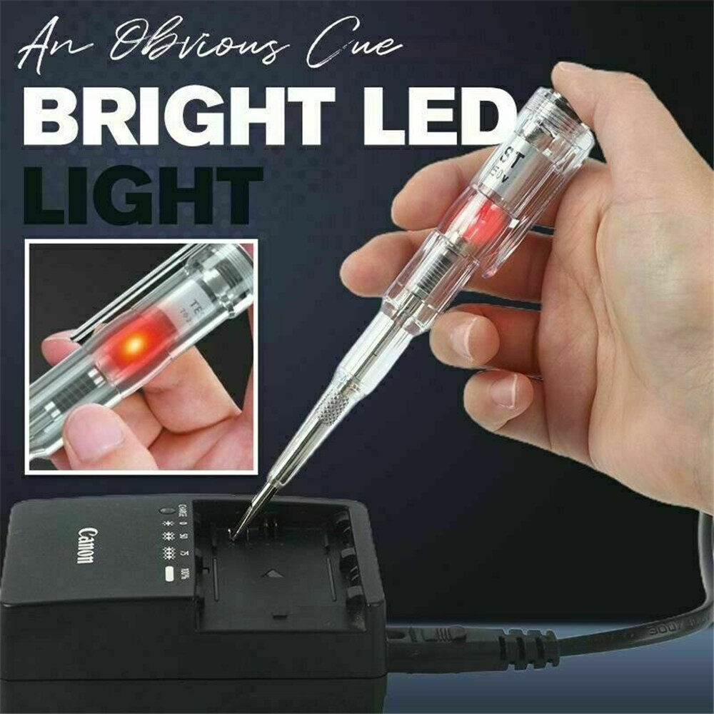 Bút Thử Điện 70-250V Bút Thử Điện Đáp Ứng Điện Áp Cảm Ứng Chống Nước Dụng Cụ Tuốc Nơ Vít Có Đầu Dò Bút Thử Đèn Báo