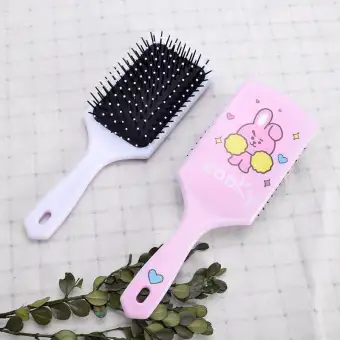 pink hair comb