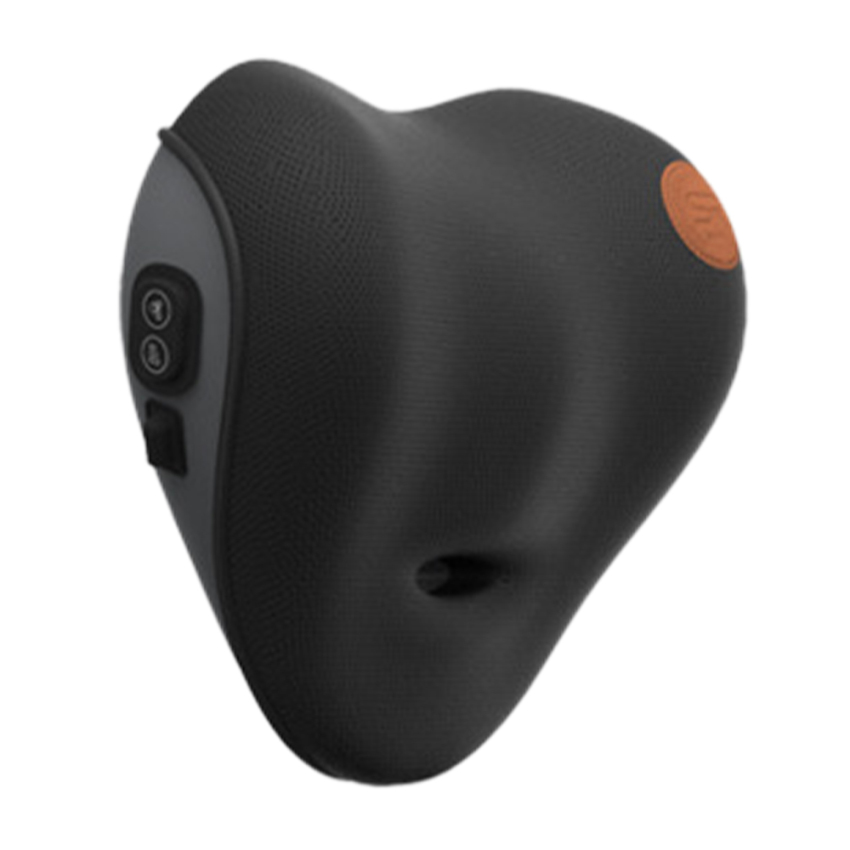 【In Stock】1PC Electric Charging Massage Neck Support Pillow /Car Seat Back Support Headrest Pillow Simulation Human Massage Car Back Travel Home Office
