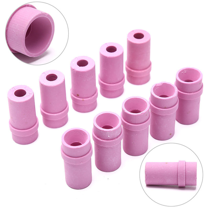 HITN 10Pcs Ceramic Sandblast Nozzle Air Sandblaster Tips For Pneumatic Blasting Tools