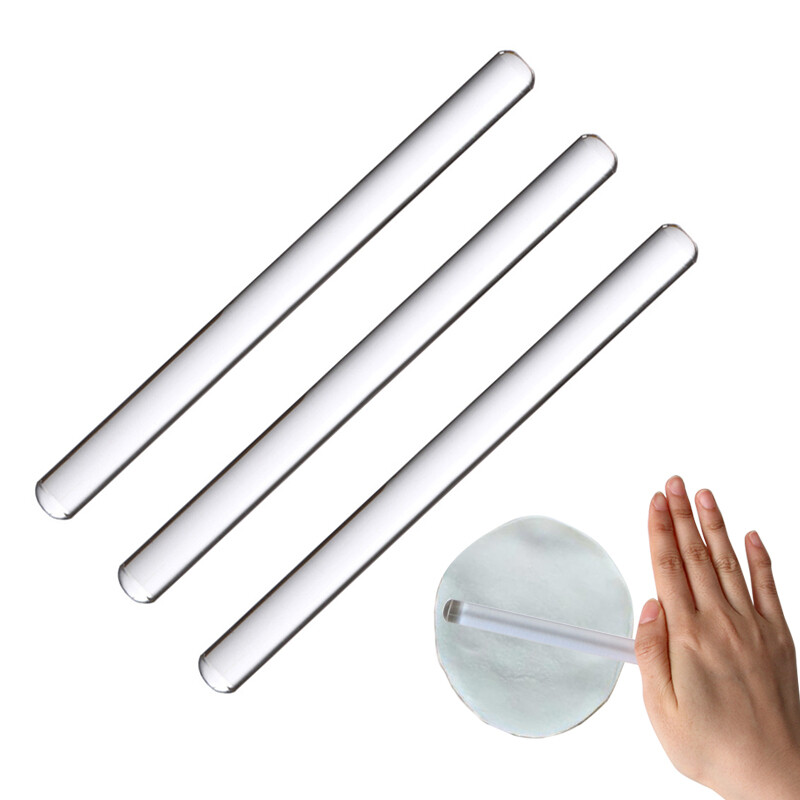 Houseeker Acrylic Cán Pin Kẹo Mềm Trang Trí Bánh Bột Con Lăn Dụng Cụ Nấu Nướng