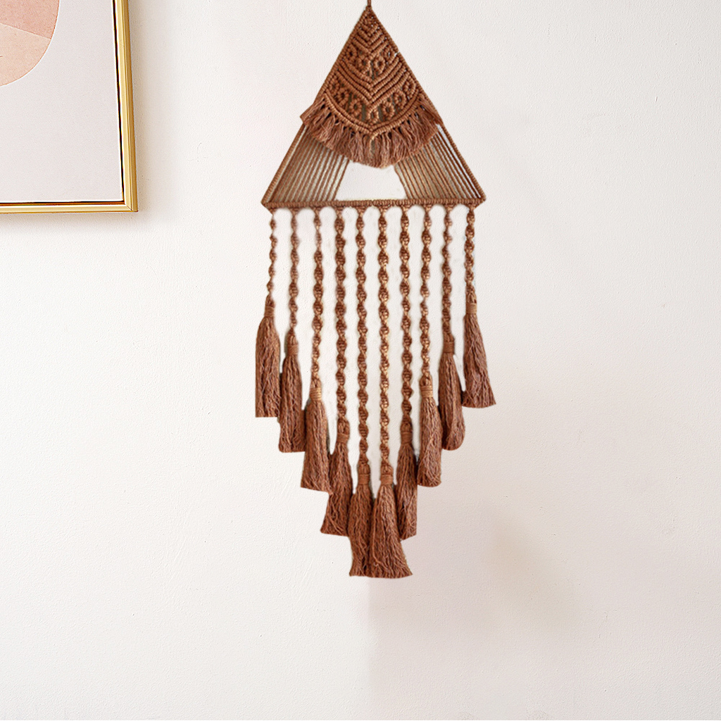 Blesiya Hand Woven Dream Catcher Macrame Wall Hanging Boho Tapestry for Home Decor