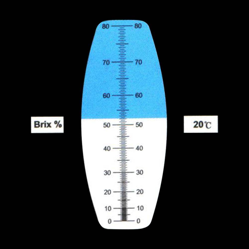 Yieryi Cầm Tay 0-80% Brix Khúc Xạ ATC Tập Trung Cao Đường Công Cụ Test Trái Cây Vị Ngọt Đồng Hồ