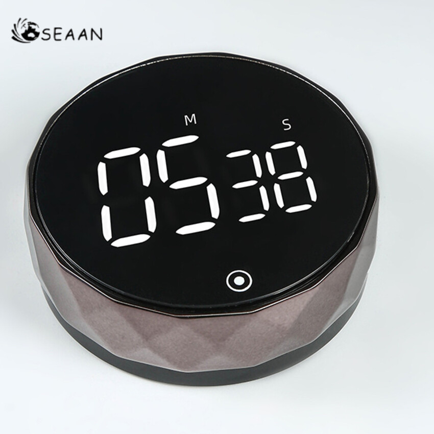 Digital Kitchen Timer - Magnetic Countdown Countup Timer With Large LED Display Volume Adjustable