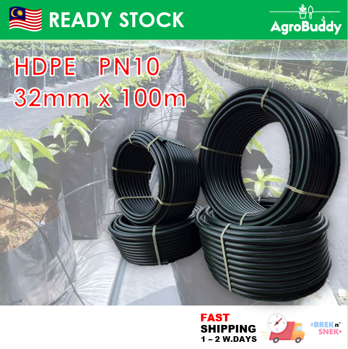 AgroBuddy 32mm HDPE Irrigation Tubing Poly Pipe Water Tubing ...