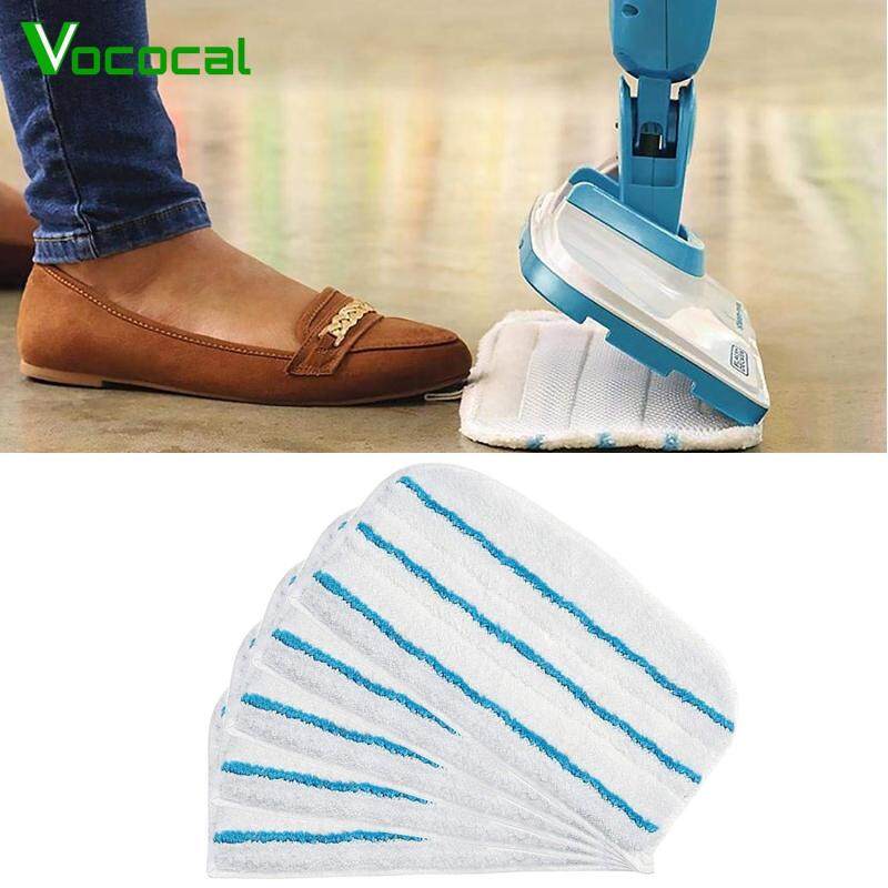 【In stock】Vococal 5PCS Washable Microfibre Steam Mop Broom Replacement Pads Compatible with Black and FSM 1610 FSM 1630 Singapore