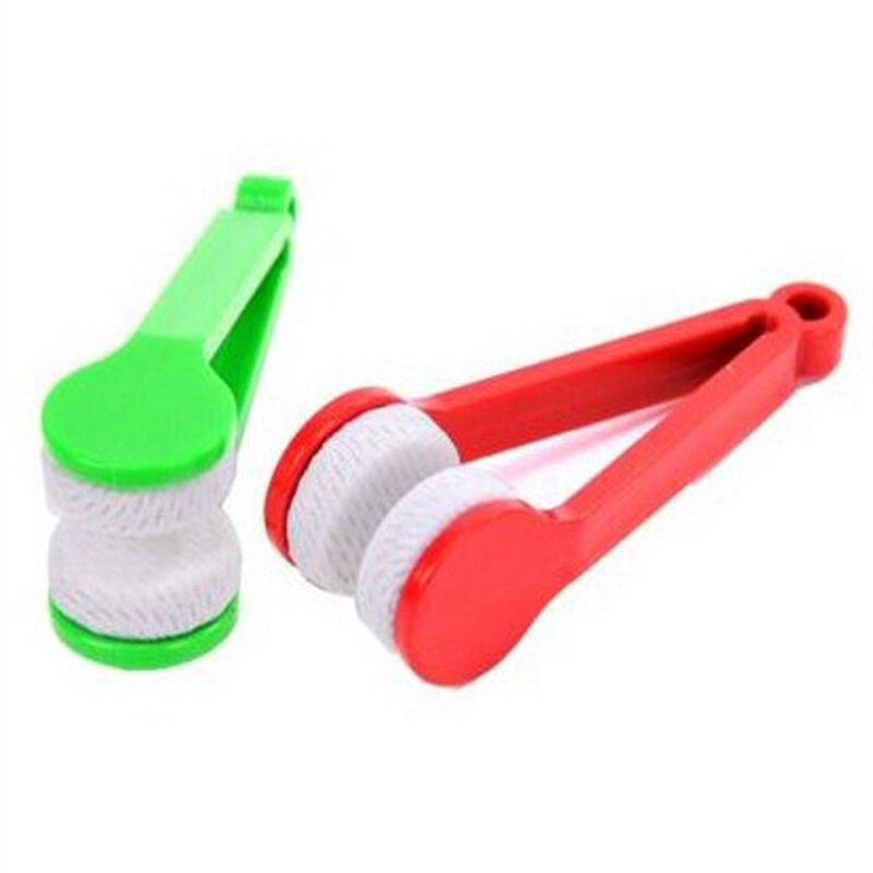Bàn Chải Lau Kính Vi Sợi Đa Năng, Dụng Cụ Lau Kính Hai Mặt Dễ Mang Theo