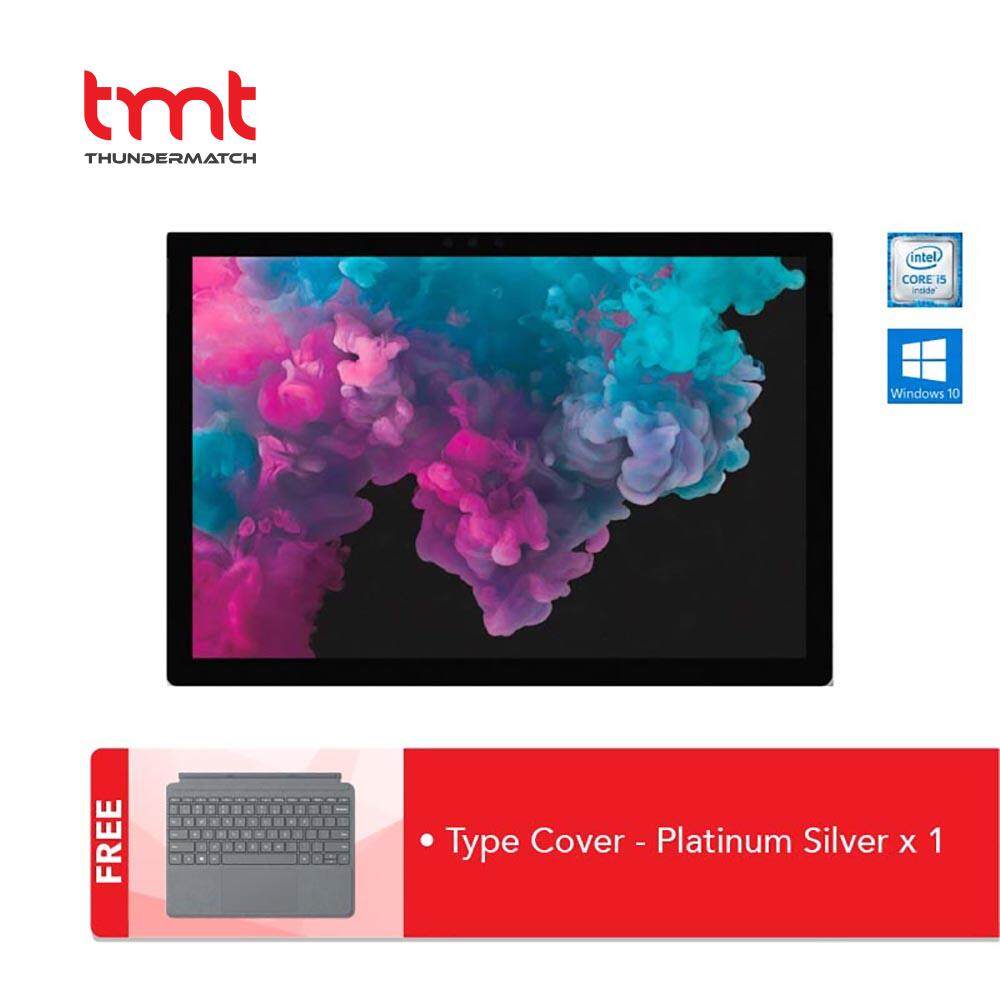 Microsoft Surface Pro 6 - I5-8250U | 8GB | 256GB + Type Cover Platinum Silver Malaysia