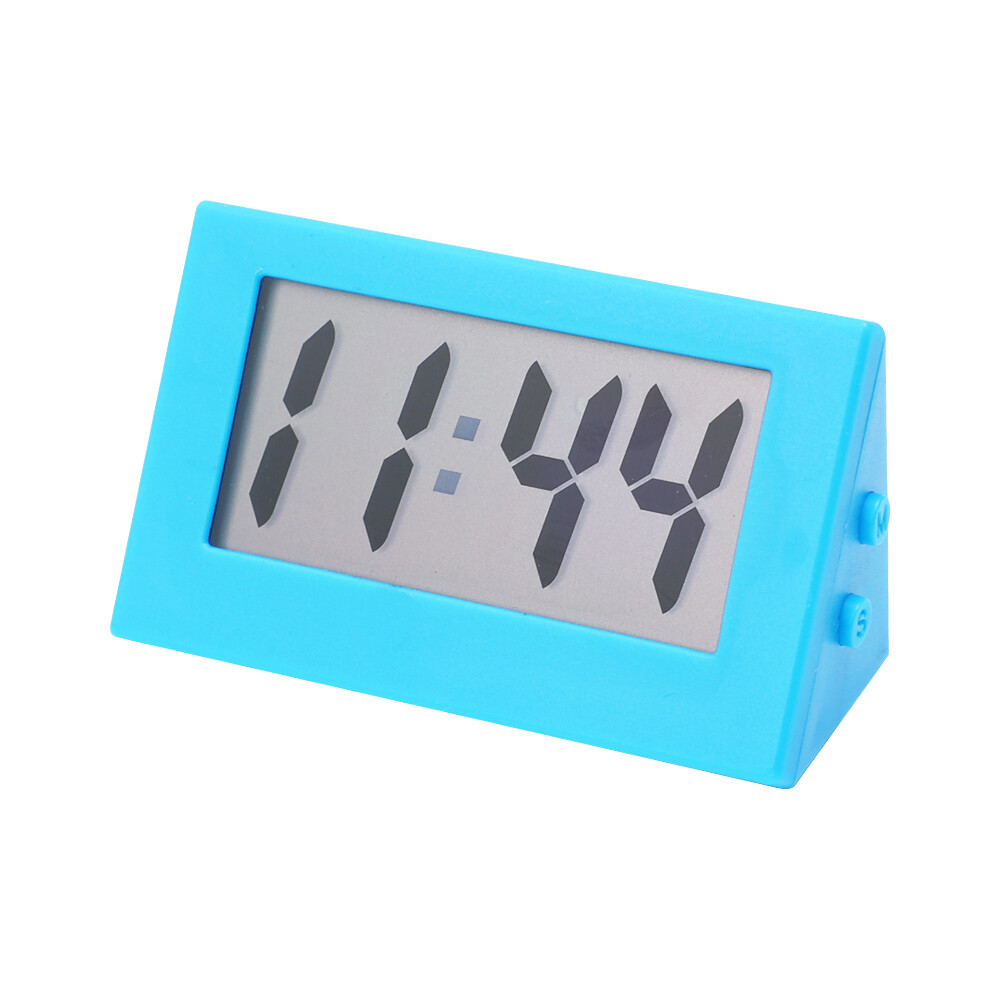 Portable Digital Alarm Clock Mini LCD Digital Clock Kids Bedroom Simple Electronic Clock Watch Desktop Clock