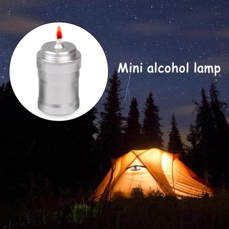 2 Chiếc Mini Metal Alcohol Đèn Xách Tay Phòng Thí Nghiệm Bếp Cồn Cho Cắm Trại