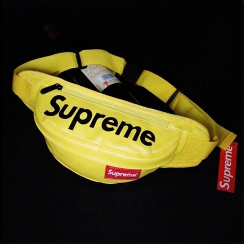 yellow supreme fanny pack
