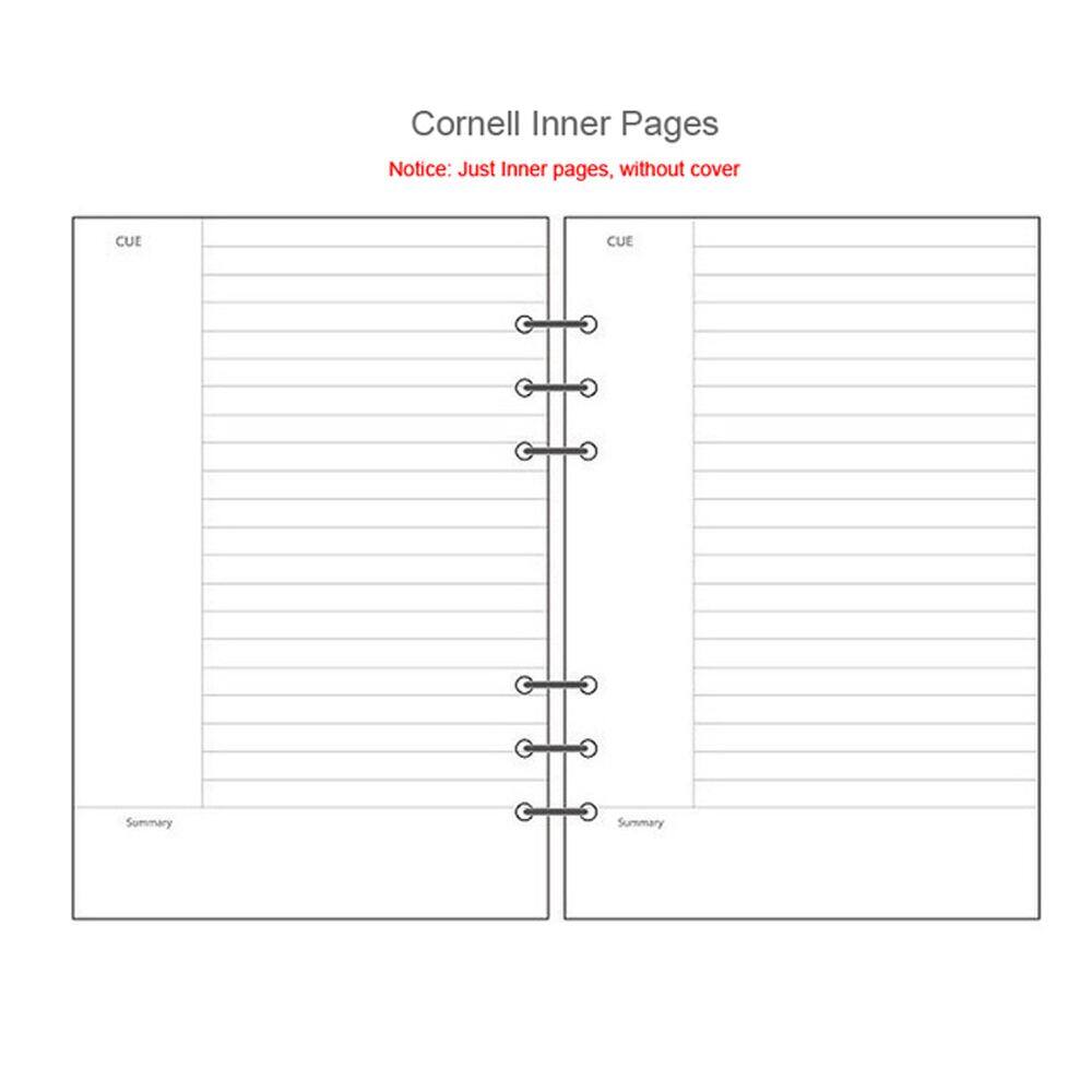 MMLUCK Weekly Students A5 A6 A7 45 Sheets Dot To do List Spiral Binder Paper Refill Binder Inside Page Loose Leaf Inner Page Notebook Refill