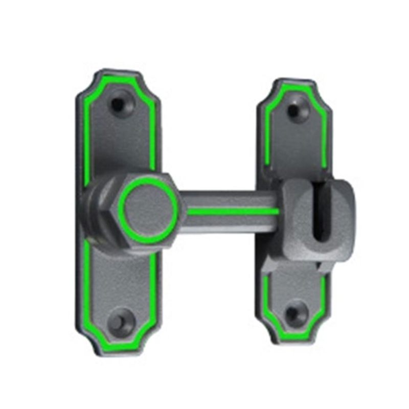 Sliding-Barn Door Lock Hardware 90°/180° Heavy Duty Gate Latches Flip-Latch Safety Door Bolt-Latch Lock Garden Outdoor
