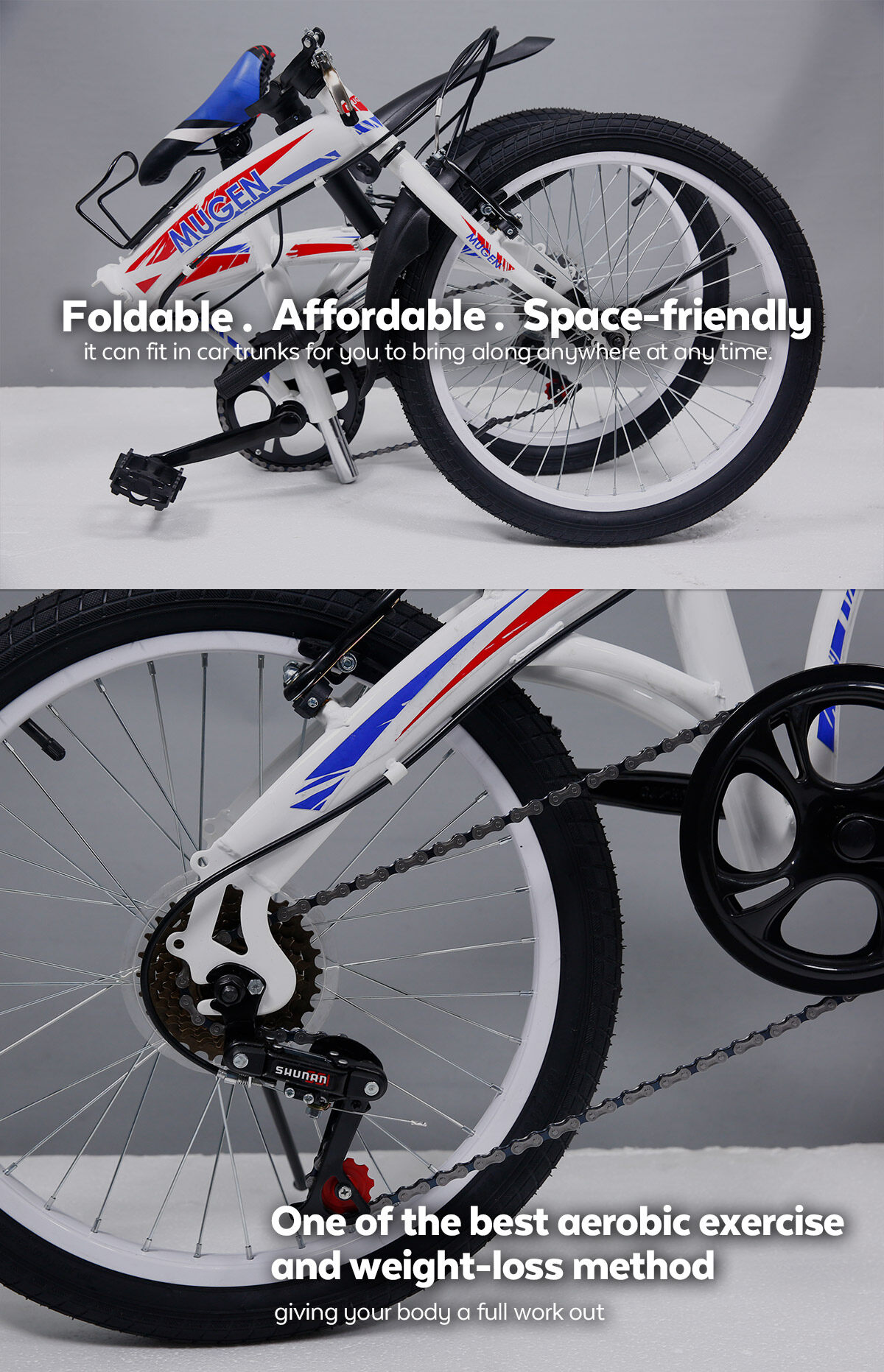 Mugen discount foldable bike