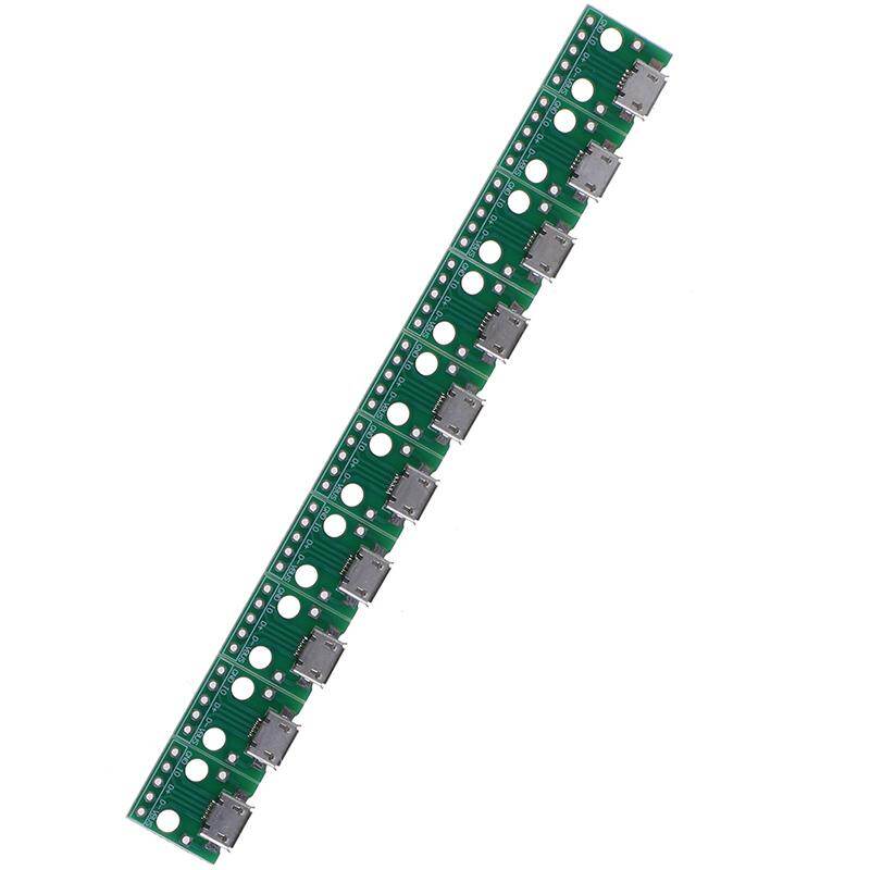 Sissi 10 cái bộ chuyển đổi micro usb sang dip, bo mạch chuyển đổi pcb đầu nối cái 5 chân