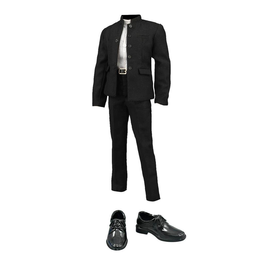 1//6 Black Women/'s Trouser Business Office Suit for 12/" Female Action Figure