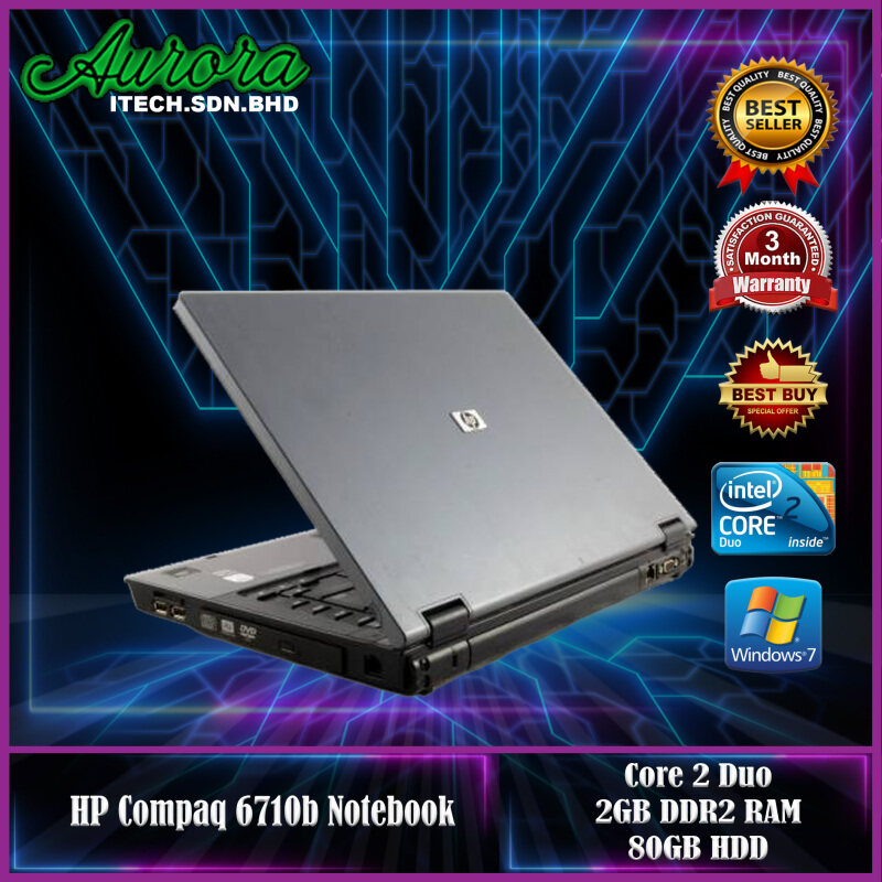 (Refurbished) HP Compaq 6710b Core 2 Duo Notebook Malaysia