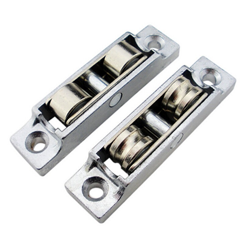 Slot/Flat Wheel 88 Tyle Sliding Door Window Pulley Stainless Steel Frame Copper Roller Weight Bearing Roller