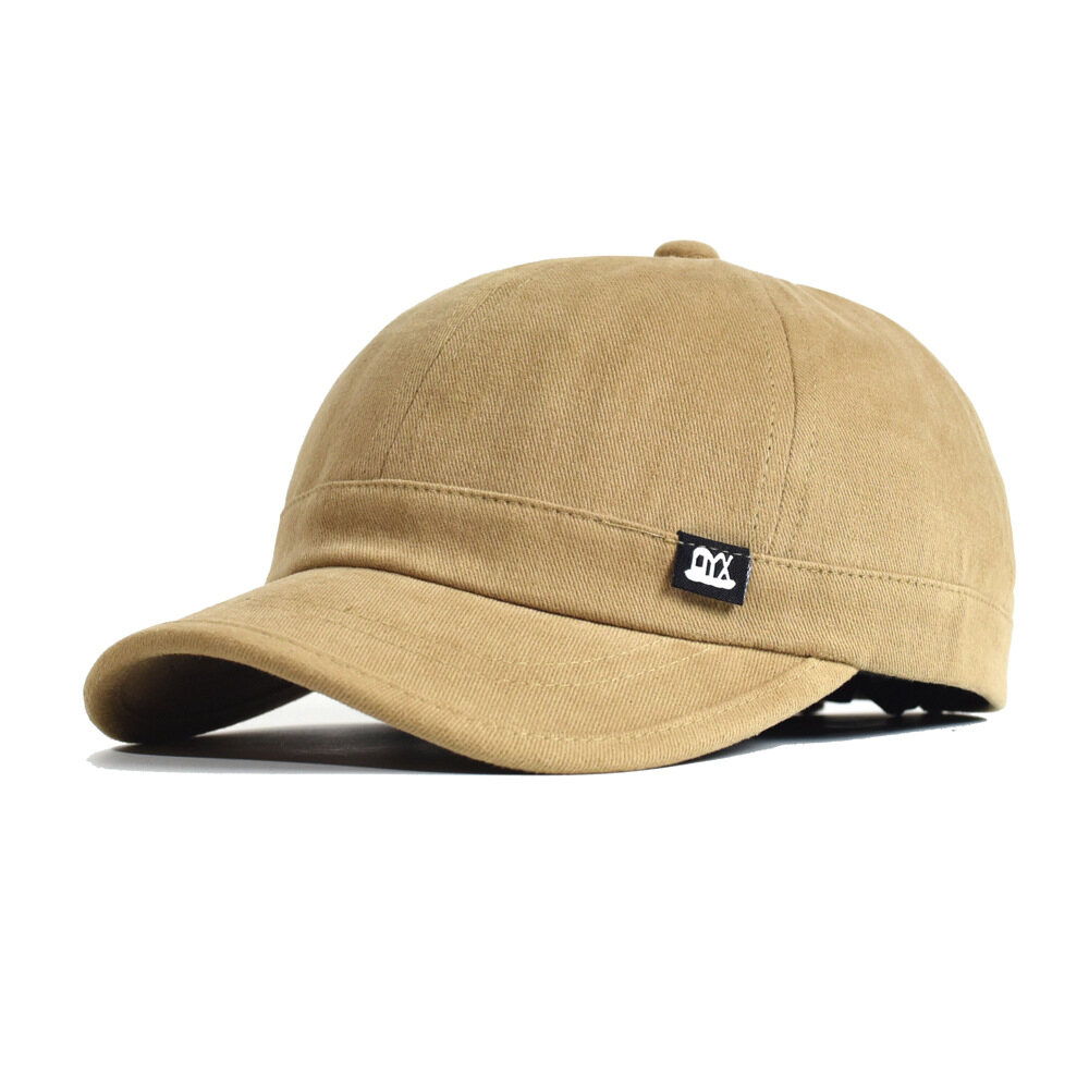 ASRV Short brim baseball cap peaked cap black fashion ins sunshade hat