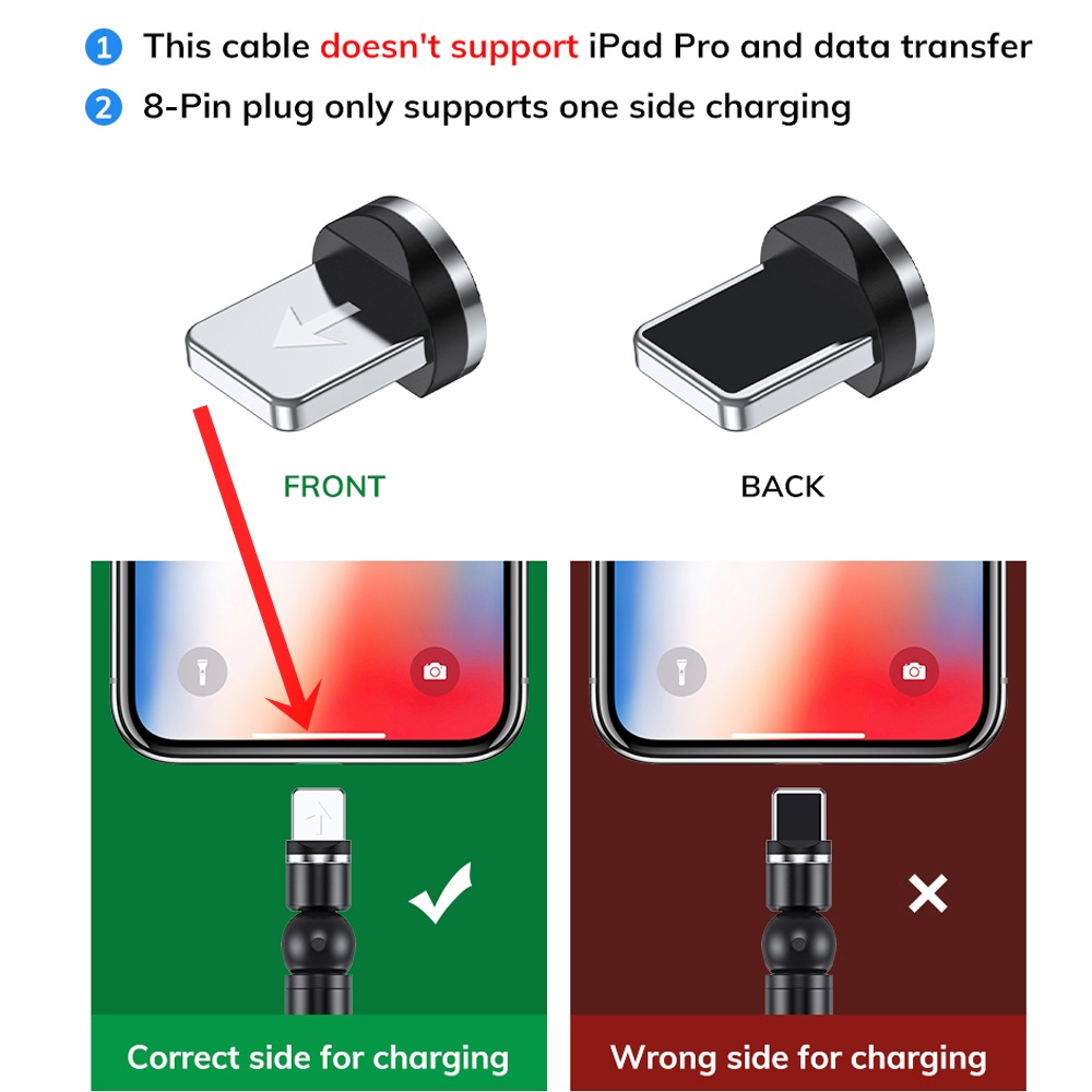 Charging Magnetic Cable Plug Tips Type C Micro USB C Plugs Phone Magnet Charger Plug for IPhone 13 12 11 Xiaomi Huawei Samsung