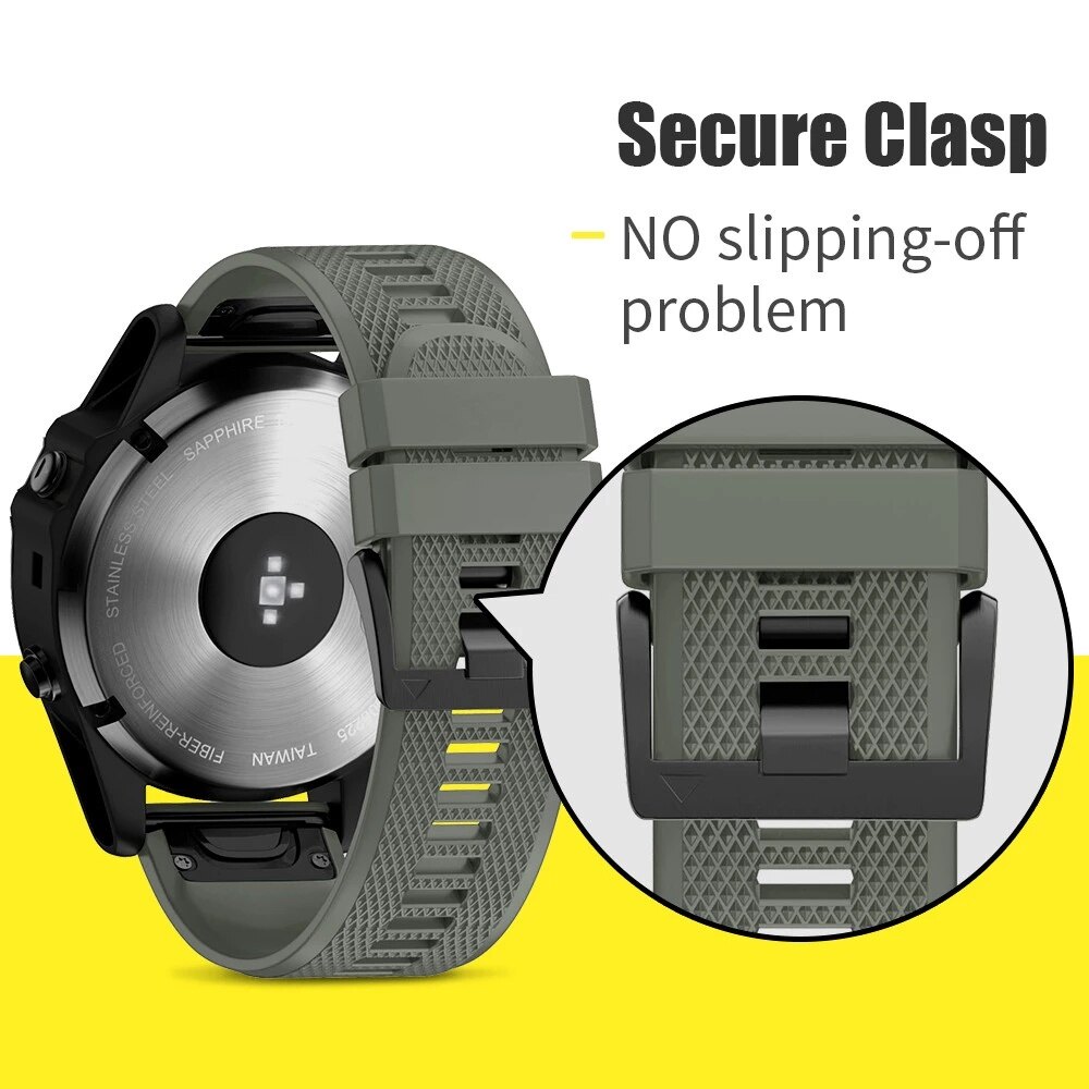 Replacement QuickFit Watch Band Strap For COROS VERTIX 2S / VERTIX 2 / VERTIX Silicone Wristband Accessories Watchband