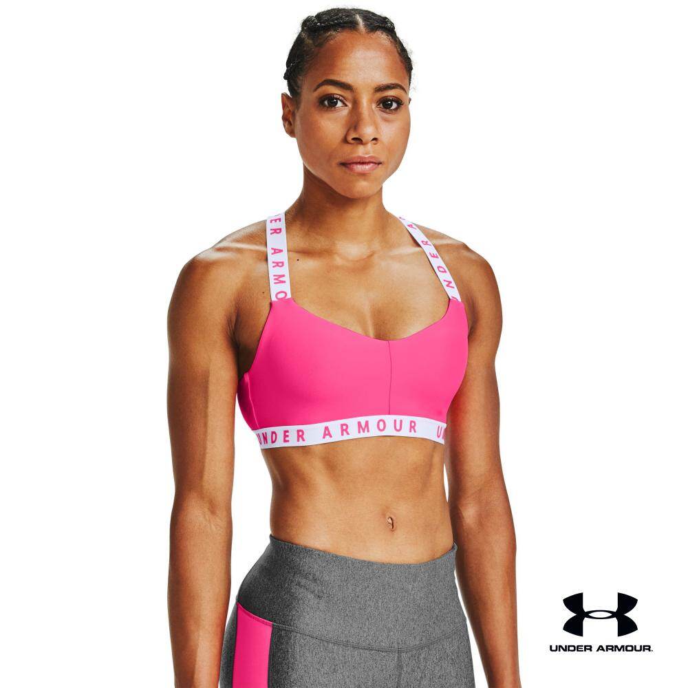 under armour strappy logo bra