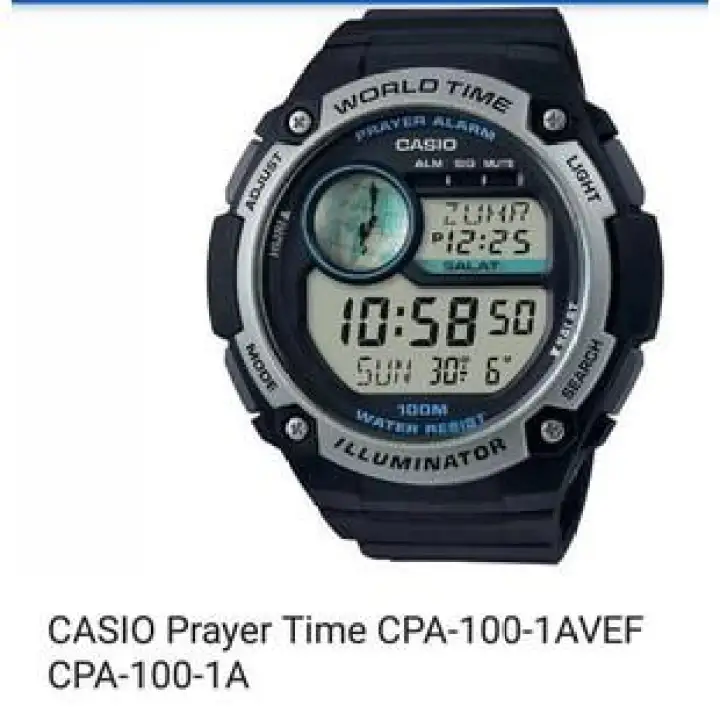 casio prayer time watch