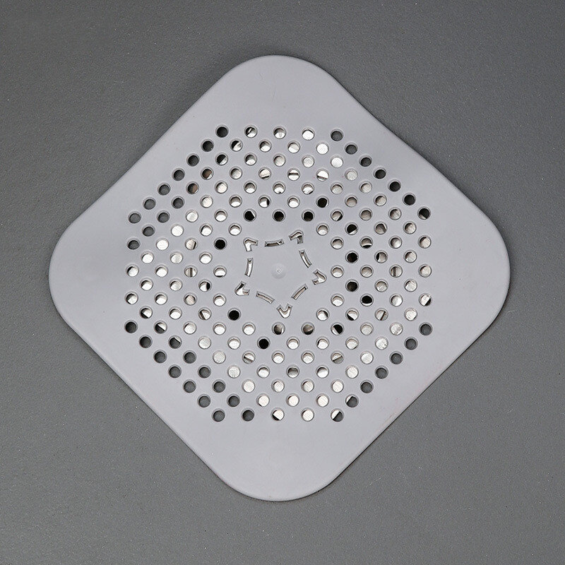 Anti-Clogging Square Sink Filter Bathroom Drain Floor Sink Strainer Kitchen Tools Insulation Pads