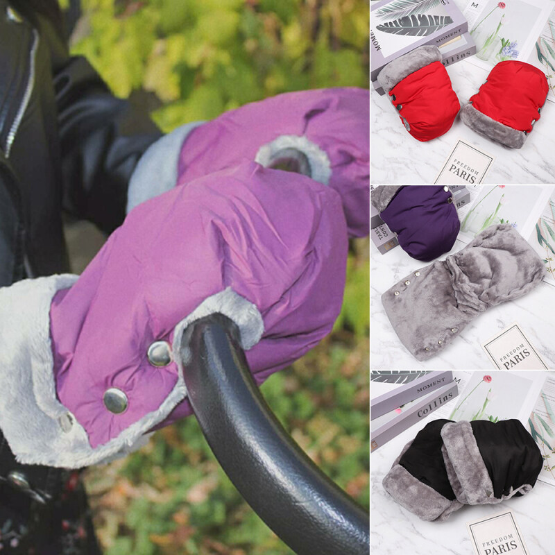 1 Pair Stroller Accessory Antifreeze Hands Winter Warmer Hand Muff Pram Gloves Waterproof Pushchair Mittens Singapore